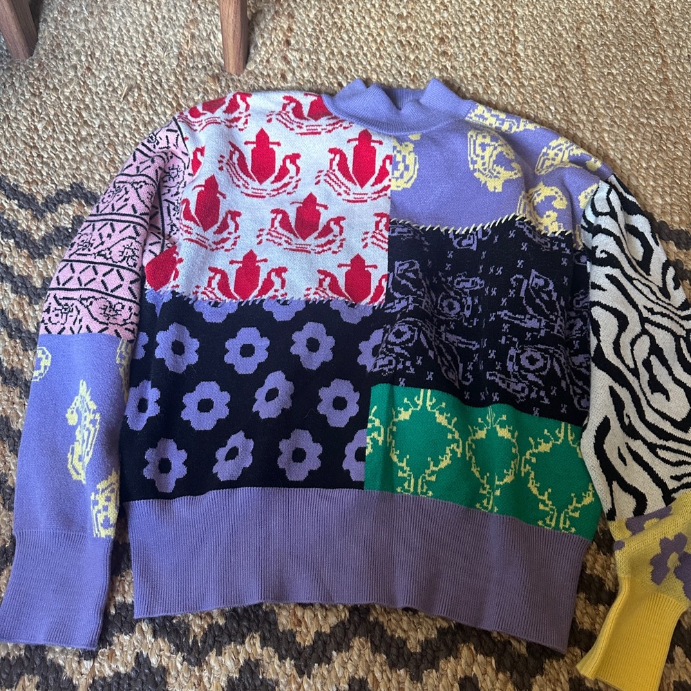 BB Dakota patchwork sweater